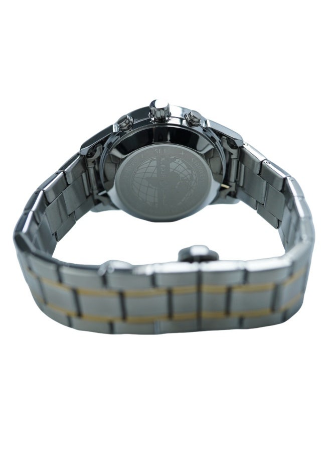 Men's Luxury 360 Stainless Steel Watch Dawn Clock WA-10GSB - Image 3